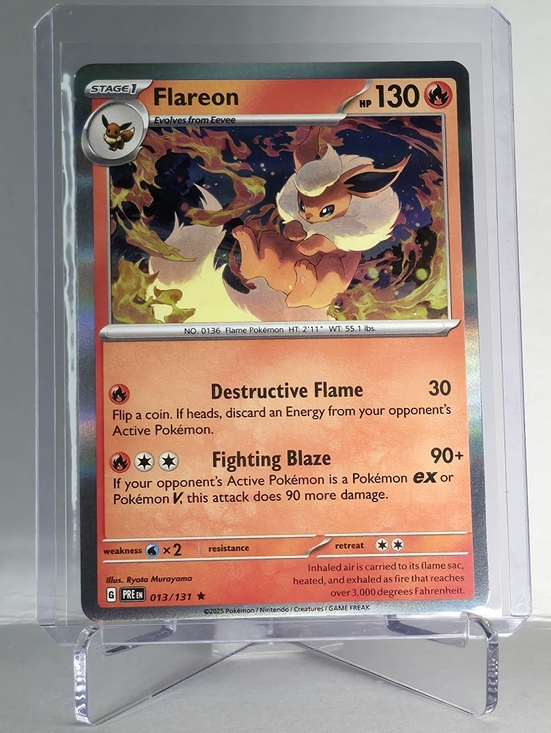 Pokemon Other - Pokémon TCG - Flareon - Prismatic Evolutions - Rare - 013/131